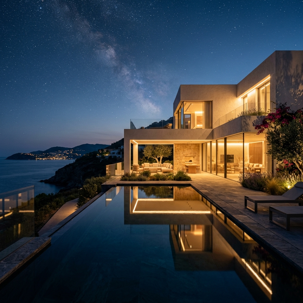 Villa at Dusk